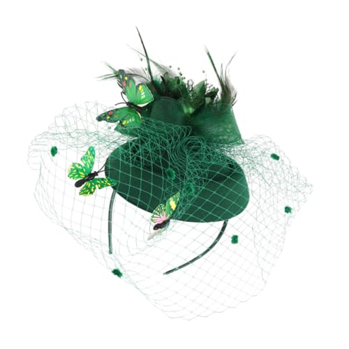 GALPADA 1stück Gauze Mini Hut Haarband Mit Schmetterling Für Hochzeiten Partys Und Aufführungen Elegantes Haarschmuck Accessoire Leicht Und Tragbar Für Besondere Anlässe von GALPADA