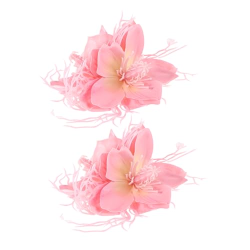 GALPADA 2stücke Kleine Blumenhaarspangen Im Hawaii-stil Tropische Blumenklammern Zum Anklipsen Hawaiianische Haarklammern Für Damen Drachenbartmaterial Handgefertigt Für Verschiedene GALPADA 2stücke Kleine Blumenhaarspangen Im Hawaii-stil Tropische Blumenklammern Zum Anklipsen Hawaiianische Haarklammern Für Damen Drachenbartmaterial Handgefertigt Für Verschiedene von GALPADA
