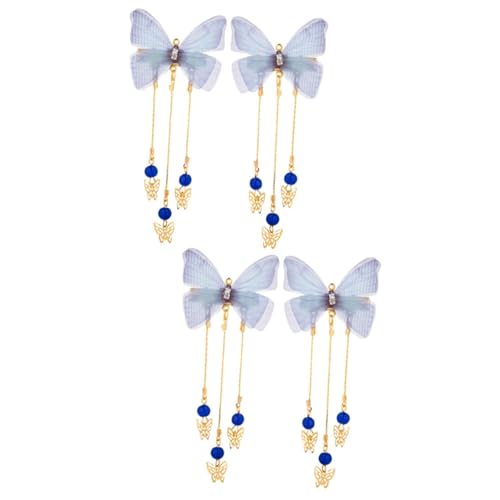 GALPADA 2 Paar Hanfu-schmetterlings-kopfschmuck Ohrpiercing-set Quaste Haarnadel Lange Haarspangen Mit Quasten Haarspangen Für Dickes Haar Mädchen-tiara Temperament Kind Zubehör GALPADA 2 Paar Hanfu-schmetterlings-kopfschmuck Ohrpiercing-set Quaste Haarnadel Lange Haarspangen Mit Quasten Haarspangen Für Dickes Haar Mädchen-tiara Temperament Kind Zubehör von GALPADA