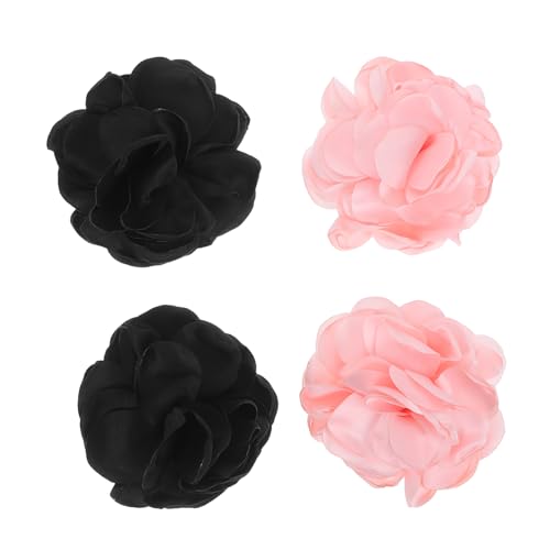 GALPADA 2 Paare Abnehmbare Blüten Schuhclips für Damen Vielseitige Metall-polyester Charms Kompatibel mit High Heels Sandalen und Flats Modische Diy-schmuck-accessoires für Besondere von GALPADA