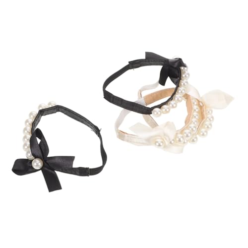 GALPADA 2 Paare Abnehmbare High Heel Schuhe Riemen mit Künstlichen Perlen Rutschfeste Anti-lose Schuhbänder für Damen Stabile Bequeme Knöchelriemen für Eleganten Halt von GALPADA