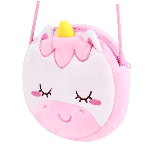 GALPADA 2 STK Einhorn Umhängetasche aufbewahrungssack Kinder umhängetasche Kinder Mini-Tasche mit Einhorn Kinder geldbörsen Geschenk Party-Einhorn-Tasche schicke Straddlebag Mode Student von GALPADA