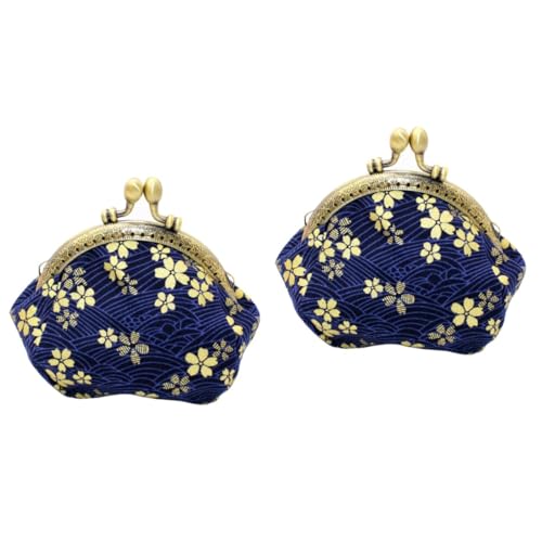 GALPADA 2stücke Vintage Cherry Blossom Purse Für Mädchen Gilding Change Wallet Retro Design Langlebiges Material Für Alltag Und Besondere Anlässe von GALPADA