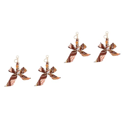 GALPADA 2stücke Kreativer Bowknot Schlüsselanhänger Aus Tragbarer Kaffeefarbener Auto Und Taschenanhänger Für Damen Einzigartiges Und Stilvolles Design Zufällige Farbwahl von GALPADA