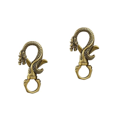 GALPADA 2stücke Retro Dragon Schlüsselanhänger Aus Kreatives Design Mit Dekorativem Waist Padlock Stilvolles Accessoire Für Schlüssel Und Taschen Leicht Und von GALPADA