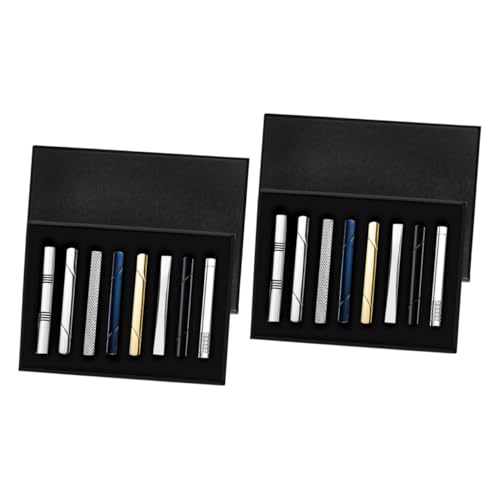 GALPADA 2 Sätze 2 Sets Krawattenklammern Für Herren Mit Strasssteinen Fliege Krawattenklammern Für Den Bräutigam Wirbel Business Krawattenspange Krawattenklammer 8 Stück * 2 GALPADA 2 Sätze 2 Sets Krawattenklammern Für Herren Mit Strasssteinen Fliege Krawattenklammern Für Den Bräutigam Wirbel Business Krawattenspange Krawattenklammer 8 Stück * 2 von GALPADA