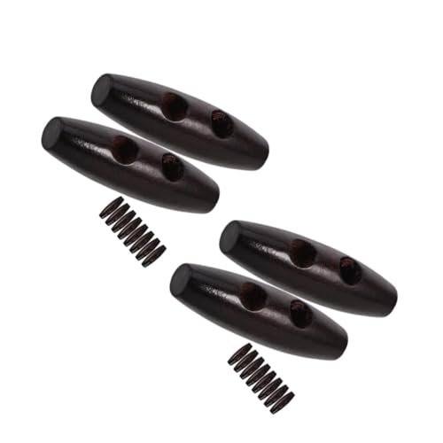 GALPADA 2 Sätze Knöpfe Aus Holzhorn Anti-expositions-brosche Knopfbrosche Schraubdeckel Der Nabe Hornknöpfe Jackenknöpfe Hupenumschalter Mantelhornschnallen Hölzern Dark Brown 20 Stück * 2 von GALPADA