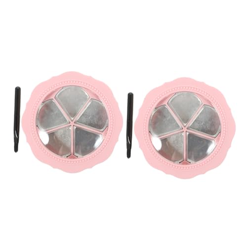 GALPADA 2 Sätze Nachfüllbare Lippenstift Dosiersets Teilig mit Spiegel und Pinsel Leere DIY Kosmetikbox für Lidschatten Kompakte Make Up Aufbewahrung Tragbar für Reisen Zufällige Farbe von GALPADA