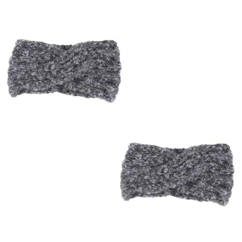GALPADA 2 Stk modischer Kopfschmuck stutzenhalter kapuzenpullover Kopfbedeckungen für Damen modische Stirnbänder für Damen Tiara Haarbänder Haarband stricken Frauen Haarband Garn Stirnband von GALPADA