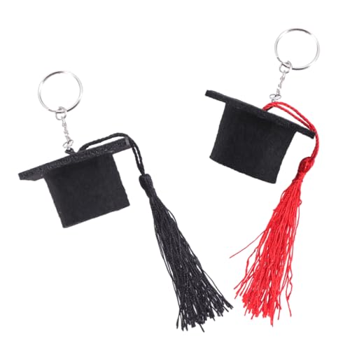 GALPADA 2stücke Doktorhut Schlüsselanhänger Abschluss Keychain Für Graduation Party Dekorative Schlüsselanhänger Für Damen Und Herren Geschenkidee Zur Graduierung von GALPADA