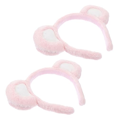 GALPADA 2stücke Bärenohr-stirnband Aus Dekorativer Kopfschmuck Wiederverwendbares Haarband Für Haarzubehör Tragbar Und Kompaktes Kleid Für Verschiedene Anlässe von GALPADA