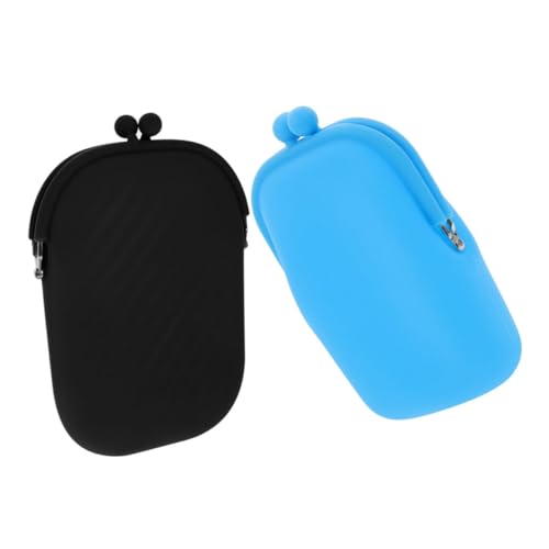 GALPADA 2stücke Geldbörse Aus Silikon Kompakt Und Vielseitig Für Mädchen Und Damen Mit Münztasche Und Für Visitenkarten Tragbar Und Praktisch von GALPADA