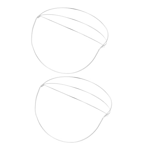 GALPADA 2 Stück DIY Tiara Haarband Set – Leere Krone Für Hochzeit - Abschlussball Und Halloween-Party – Silberfarbener Kopfschmuck Für Kreative Bastelprojekte Und Persönliche Gestaltung von GALPADA