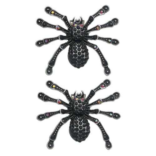 GALPADA 2 Stück Damen Schuhclips Spinnen Design Strass Schmuck Hochzeit Party Dekoration für High Heels Pumps Slingbacks Flats Boots von GALPADA