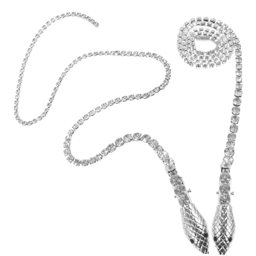 GALPADA 2 Stück Diamant Schlangen Tiara Modischer Kopfschmuck Schlangen Haarspange Damen Haar Accessoire Dekorativer Haarschmuck Mädchen Kopfschmuck Glänzender Kopfschmuck von GALPADA