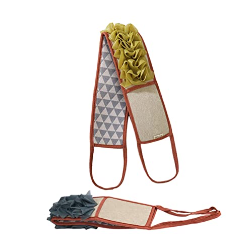 GALPADA 2 Stück Doppelseitige Dusch Rückenreinigungstücher Exfolierende Körperpeeling Handtücher für Effektive Hautpflege für Dusche und Badewanne von GALPADA