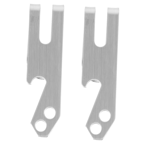 GALPADA 2 Stück Edelstahl Geldklammer mit Flaschenöffner Doppelseitiger Geldscheinklammer Schlankes Design Langlebig und Kompakt Geeignet als Schlüsselanhänger und Brieftaschenersatz für von GALPADA