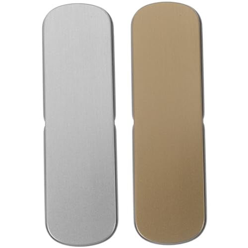 GALPADA 2stücke Metall Federmäppchen Multifunktionale Stiftebox Für Schule Und Kosmetik Robuste Elegante Aufbewahrungsbox Gold Silber Für Stifte Schulbedarf Und Kosmetikartikel von GALPADA