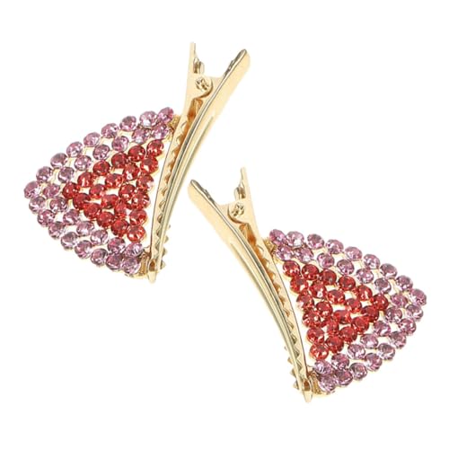 GALPADA 2 Stück Glitzernde Katzenohren Haarklammern Strass Haarspangen Rutschfeste Haarclips für und Mädchen Niedliches Haarschmuck für von GALPADA