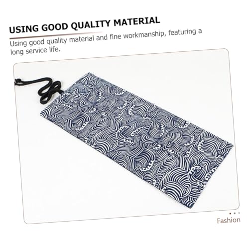 GALPADA 2 Stück Großes Leinwand Federmäppchen mit Aufrollfunktion Bedruckte Buntstifte Rollenhalter Langlebiges Stiftemäppchen für Künstler und Schüler Praktische Stifteorganisation von GALPADA