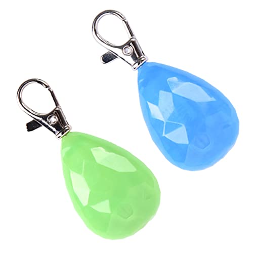 GALPADA 2 Stück Hunde Sicherheitslicht Pendant Wiederaufladbare LED Hängeleuchte für Haustiere für Nachtsicht Geeignet Blau und Grün für Hundeausflüge von GALPADA