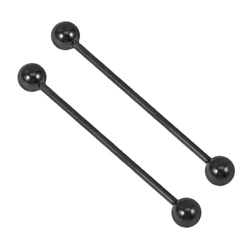 GALPADA 2 Stück Industrial Barbell Ohrpiercing Elektroplated Ohrknorpel Schmuck Damen Modern Ergonomisch Sicher Passend von GALPADA
