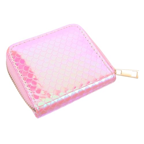 GALPADA 2stücke Kleine Geldbörse Aus Pu Mit Meerjungfrau-Design Zippered Bag Für Frauen Minimalistisch Leicht Und Stilvoll Für Shopping Arbeit Und Freizeit Vielseitig Einsetzbar von GALPADA