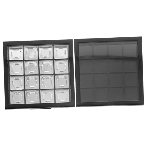 GALPADA 2 Stück Leere Fächer Lidschatten und Organizer Teiliges mit Aluminium Palette Kompakter Kosmetik Aufbewahrungsbehälter für DIY Make Up Tragbar Geruchslosem Langlebigem Material von GALPADA