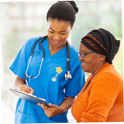 GALPADA 2 Stück Leuchtende Clip Uhren für Krankenschwestern Digitale Nachtlicht Pflege taschenuhren mit Cartoon Motiv Robuste Praktische Ansteckuhren für Medizinisches Personal von GALPADA