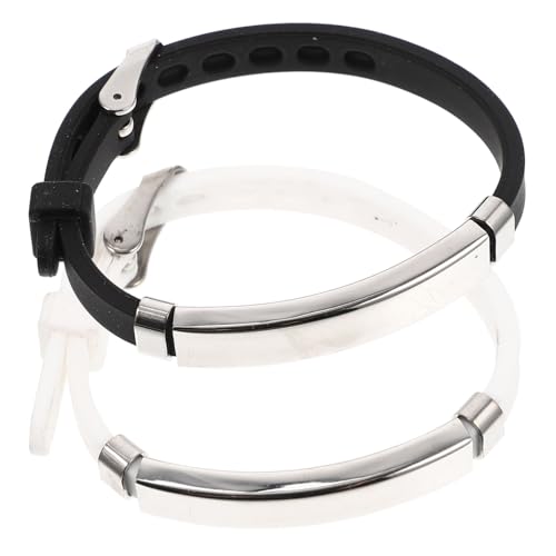 GALPADA 2 Stück Leuchtende Silikon Kinderarmbänder Nachtleuchtende Mehrfarbige Weiche Armbändchen für Mädchen Kindergeburtstag Kinderfest zum Kindertag von GALPADA