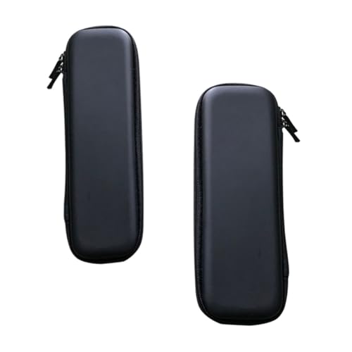 GALPADA 2 Stück Make up Pinsel Aufbewahrungstasche Schwarz Tragbarer Kosmetik Pinsel Organizer Staubdicht Praktisches Reiseetui für Frauen Vielseitig für Outdoor und Alltag von GALPADA