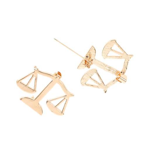 GALPADA 2 Stück Metall Anstecknadeln für Herren Gerechtigkeit Symbol Lapel Pins Goldfarbene Broschen für Anzüge Hemden Mäntel und Cardigans Robuste Stilvolle Kleidung Accessoires von GALPADA