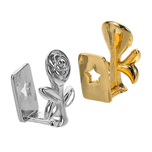 GALPADA 2 Stück Muster Einzelzahn Cap Stylische Zahngrills für Männer und Frauen Schmuckstück für Cosplay und Partys von GALPADA