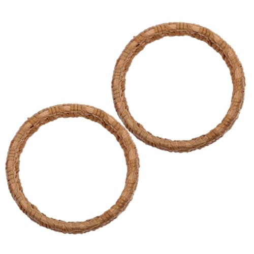 GALPADA 2 Stück Retro Armbänder Aus Ethnischem Rattangeflecht Handgewebte Leichte Armbänder Aus Holz Für Den Täglichen Gebrauch Im Sommer Am Strand von GALPADA