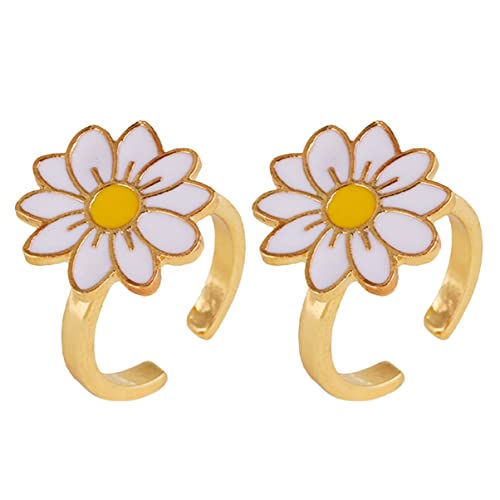 GALPADA 2stücke Verstellbare Drehbare Zappelringe Rotierende Junge Mädchen Ringe Zum Stressabbau Fidget Schmuck Ring Angstring Zum Stressabbauen von GALPADA