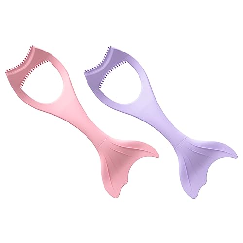 GALPADA 2 Stück Silikon Eyeliner Schablone Wiederverwendbare Make Up Hilfsmittel für Präzises Mascara Zeichnen Kompakt und Einfach zu Reinigen für Mädchen und Anfänger von GALPADA