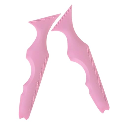 GALPADA 2 Stücke Wiederverwendbare Eyeliner Schablonen aus Silikon für Augenbrauen und Lidschatten Make Up Hilfstool für Anfänger Kompakt und Tragbar von GALPADA