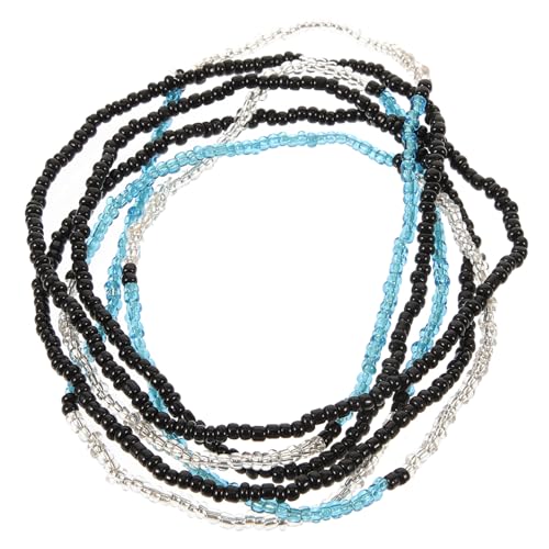 GALPADA 2 Stück Stylische Beach Waist Chain aus Haltbaren Perlen für Damen Modische Bikini ketten mit Einzigartigem Design als Körper Taillenschmuck für Strand und Badeanzug von GALPADA