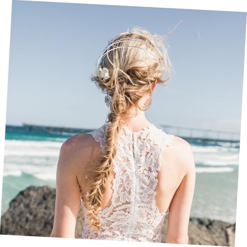 GALPADA 2 Stück Teiliges DIY Stirnband Zubehör Krone Basis Haarschmuckrahmen für Kopfbedeckung Basteln Hochzeit Haarschmuck Einfache Tiara für Frauen von GALPADA