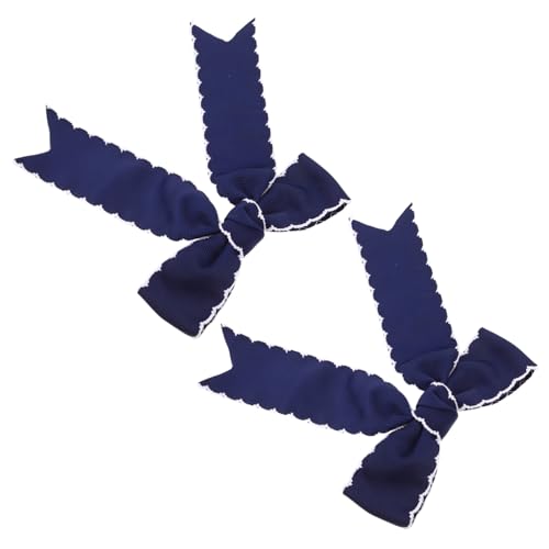 GALPADA 2 Stück Teiliges Haarspangen für Mädchen Stilvolle Ripsband Schleifen-haarclips Sanft zur Kopfhaut Langlebige Haarschmuck für Schule Partys und Alltag von GALPADA