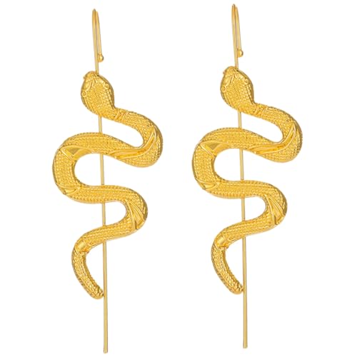GALPADA 2 Stück Teiliges Punk Snake Ear Cuff Ohrclip Ohrringe Schlange Design Leicht Ohrschmuck Damen Weihnachten Valentinstag von GALPADA