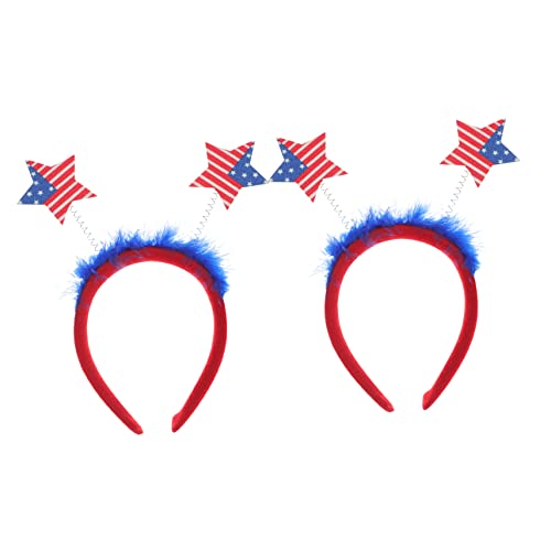 GALPADA 2 Stück Unabhängigkeitstag Haarreifen Kreative Festival Haarschmuck für Erwachsene für Patriotische Feiern und Partys von GALPADA