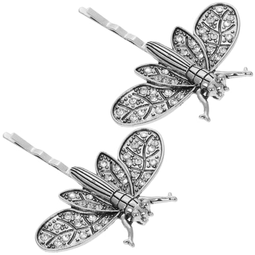 GALPADA 2 Stücke Vintage Haarnadeln Libelle Haarschmuck aus Metall Haarspangen für Damen Minimalistische Haarnadel für Partys und Besondere Anlässe von GALPADA
