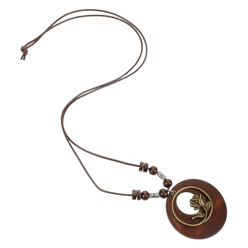 GALPADA 2stücke Teiliges Boho-halsketten- Vintage Sweater Halskette Lange Kette Mit Anhänger Handgemachter Modeschmuck Für Damen Und Herren Leicht Und Hautfreundlich von GALPADA