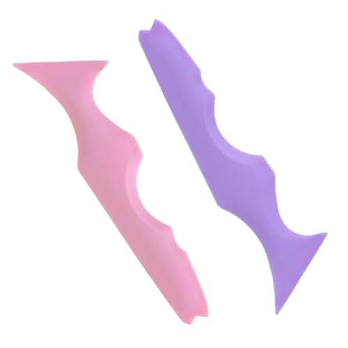 GALPADA 2 Stück Wiederverwendbare Silikon Eyeliner Schablonen Weiche Elastische Make up Hilfsmittel für Präzises Augenbrauen Wimpern make up Hautfreundlich für Anfänger und Beauty tools von GALPADA