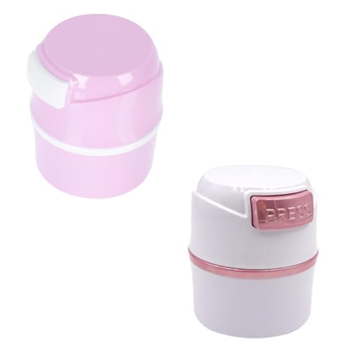 GALPADA 2 Stück Wimpernkleber Aufbewahrungsbox Wasserdichtes Material Versiegelter Eyelash Storage Case zur Feuchtigkeits und Geruchskontrolle für Makeup Organizer und Kosmetikbedarf von GALPADA