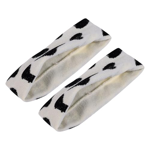 GALPADA 2 Stück Zebra Muster Stirnband Elastisches Weiches Strick Haarband für Damen Atmungsaktiv Schweißableitend für Yoga Fitness Laufen und Outdoor Sportarten von GALPADA