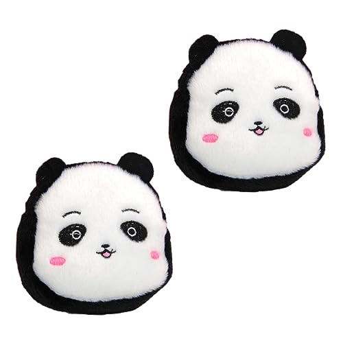 GALPADA 2stücke Cartoon Panda Münzbeutel Plüsch Lustiges Wechselgeldtäschchen Für Damen Für Shopping Und Leicht Und Handlich von GALPADA