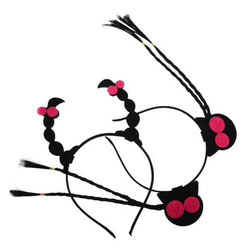 GALPADA 2stücke Lustige Haarbänder Mit Kunsthaar Kopfbedeckung Für Partys Hochzeiten Geburtstagsfeiern Und Cosplay-zubehör Für Haartypen von GALPADA