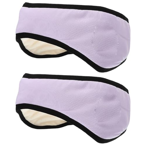 GALPADA Verstellbare Schlaf-ohrenschützer Mit Weichem Plüschfutter Für Frauen Geräuschunterdrückendes Stirnband Für Kaltes Wetter Reisen Und Büro von GALPADA